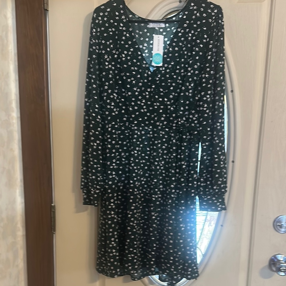 Floral Long Sleeve Dress